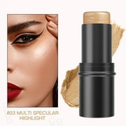 DONGGWTS Moisturize Highlighter And Bronzer Pen Non Stick Face Brightens \u0026 Shades Triangle Powder Puff Wet And Wild Makeup Set Sumeitang Make-Up Pencils Highlighter Makeup Stick Highlighter Sticks